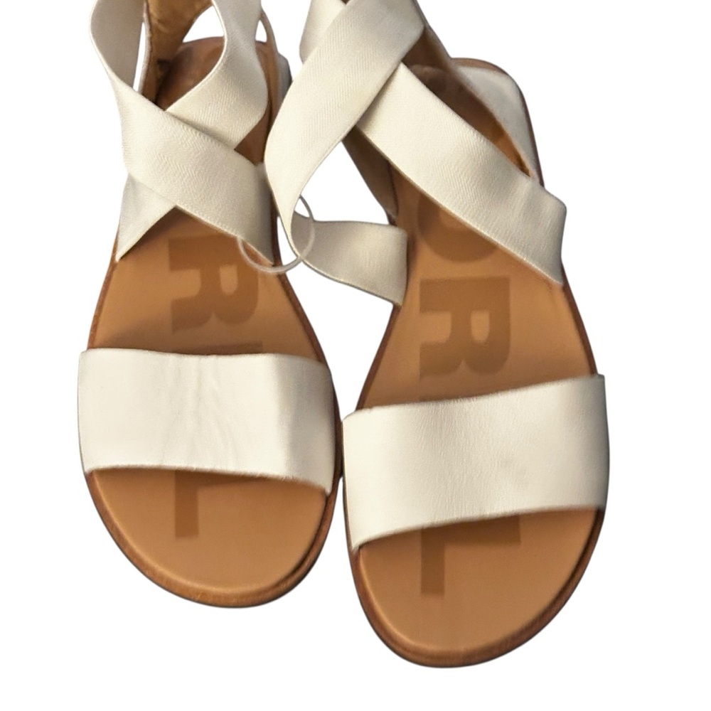 Sorel Ella Gladiator Sandals White size 7.5 EUC Leather Shoes - Picture 5 of 9